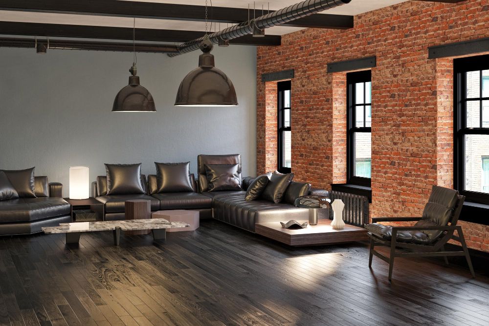 Meble do salonu styl loftowy